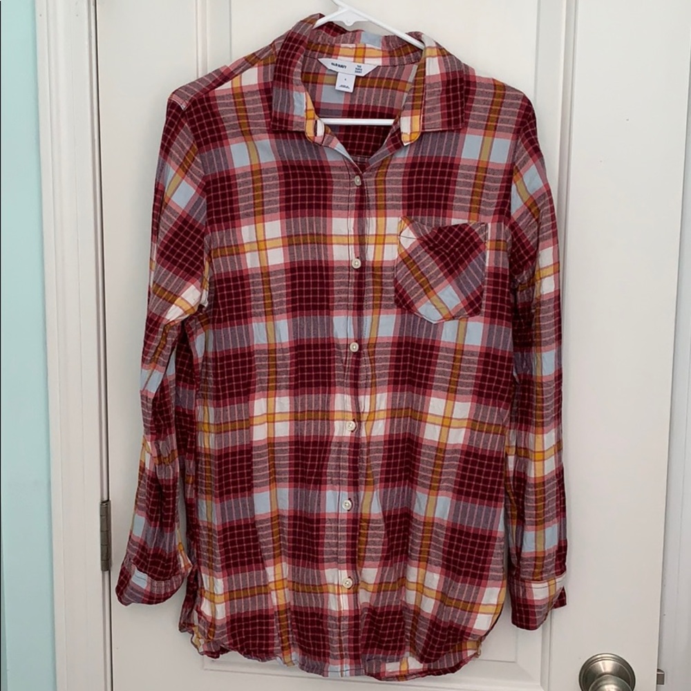 EUC large old navy flannel